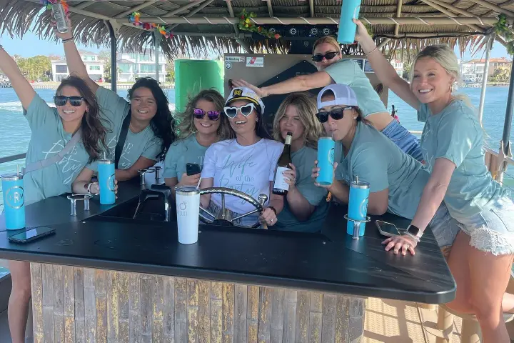 a group of people posing for the camera